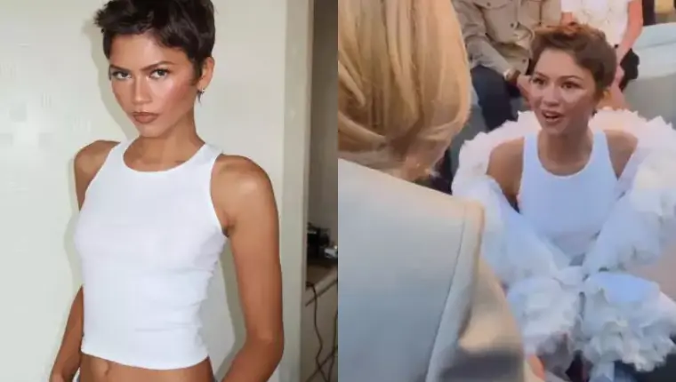 Zendaya Faces Backlash After Remaining Seated While Greeting the First Lady of France