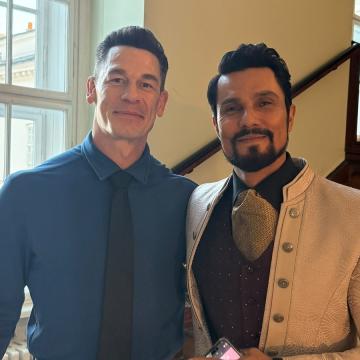 Randeep Hooda Shares Photos From Matchbox: The Movie Sets Featuring John Cena and Family