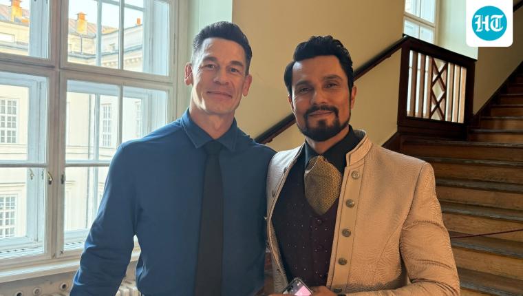 Randeep Hooda Shares Photos From Matchbox: The Movie Sets Featuring John Cena and Family