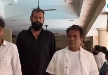 Rajpal Yadav Attends Prayer Meet for Late Actor Mushtaq Khan