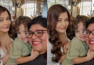 Child Actor Namah Singh Deewana Shares BTS Photos from Ad Shoot with Aishwarya Rai