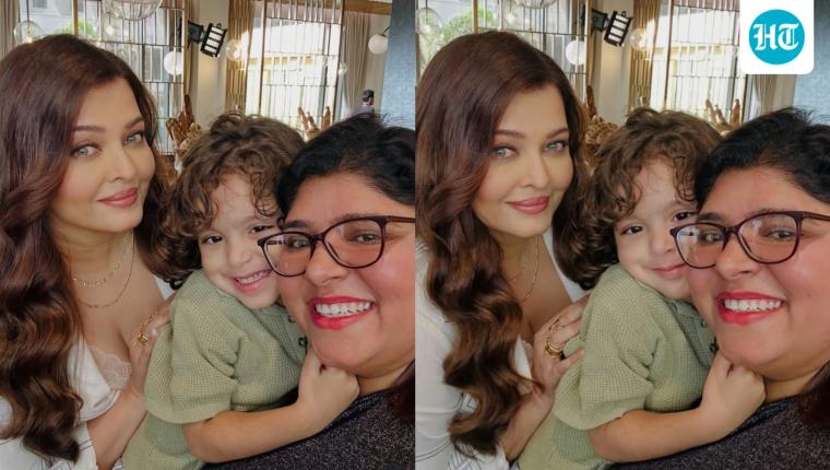 Child Actor Namah Singh Deewana Shares BTS Photos from Ad Shoot with Aishwarya Rai
