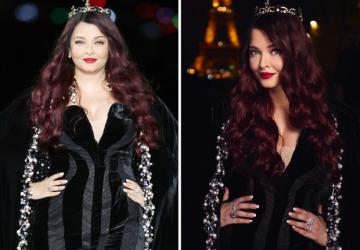 Aishwarya Rai Bachchan Debuts 'Royal Crimson Glam' at Paris Fashion Week for L'Oréal Paris