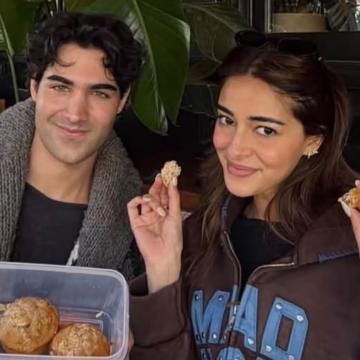 Ananya Panday Shares Rare Vacation Photo With Aarav Bhatia