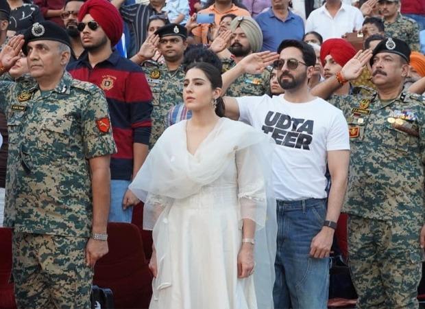 Ayushmann Khurrana and Sara Ali Khan Visit Attari-Wagah Border for Udta Teer Promotion