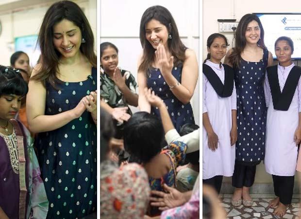 Raashii Khanna Celebrates Dussehra with NGO Children and Shares Upcoming Project Updates