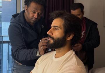 Karan Tacker Begins Scotland Shoot for New Project with Rugged Look