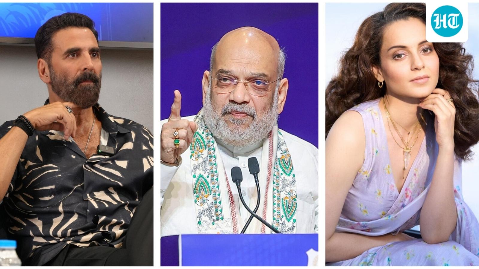 Akshay Kumar, Kangana Ranaut and Other Stars Wish Amit Shah on His Birthday