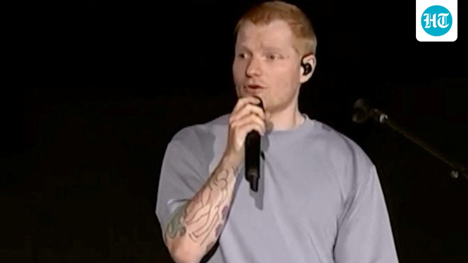 Ed Sheeran Calls Gaza Situation 'Catastrophic' at Solo Concert