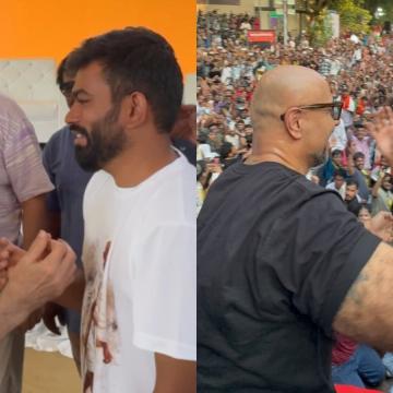 Naseeruddin Shah and Vishal Dadlani Join Protest at Shivaji Park