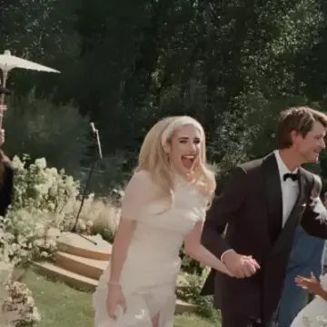 Emma Roberts Shares First Wedding Photos With Cody John