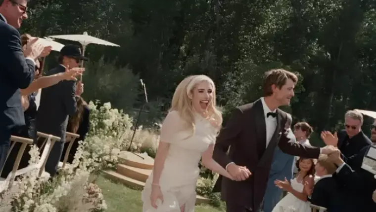 Emma Roberts Shares First Wedding Photos With Cody John
