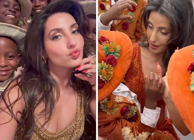 Nora Fatehi Shares Candid Moments With Masaka Kids From 'Jailer 2' Song 'Bindaas'