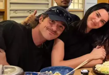 Jacob Elordi Supports Kendall Jenner at Milan Fashion Week