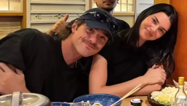 Jacob Elordi Supports Kendall Jenner at Milan Fashion Week