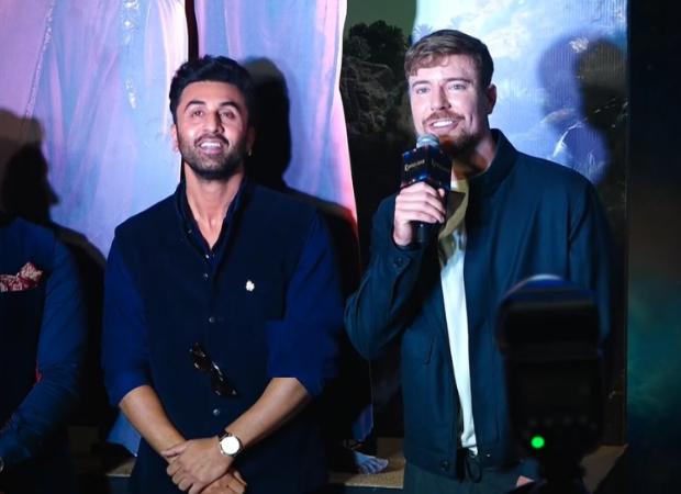 Ranbhir Kapoor Teaches MrBeast to Say 'Jai Shri Ram' at Mumbai Ramayana Event