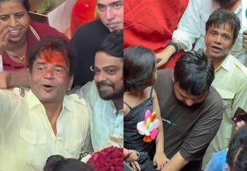 Rajpal Yadav Waits in Public Queue at Lalbaugcha Raja