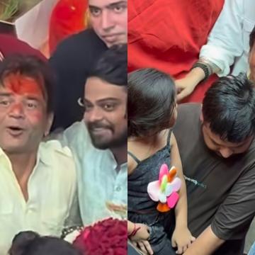 Rajpal Yadav Waits in Public Queue at Lalbaugcha Raja