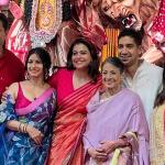 Kajol Attends the 80th North Bombay Sarbojanin Durga Puja in Mumbai