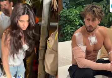 Disha Patani Visits Tiger Shroff After Shooting Incident