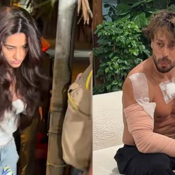 Disha Patani Visits Tiger Shroff After Shooting Incident