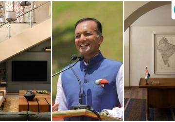 A Inside Look at Naveen Jindal's 10,000 Square Foot Delhi Bungalow