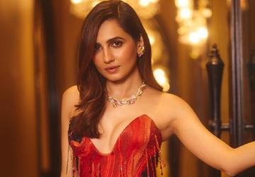 Vedika Pinto Wears Rahul Mishra Couture Gown
