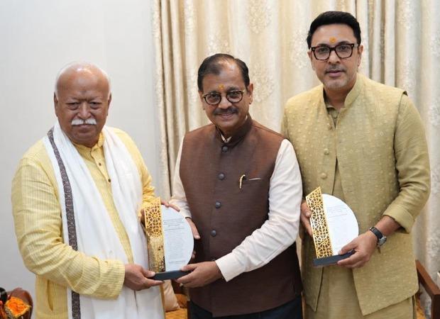 Dinesh Vijan and Ujjwal Nikam Meet RSS Chief Mohan Bhagwat for Prahaar