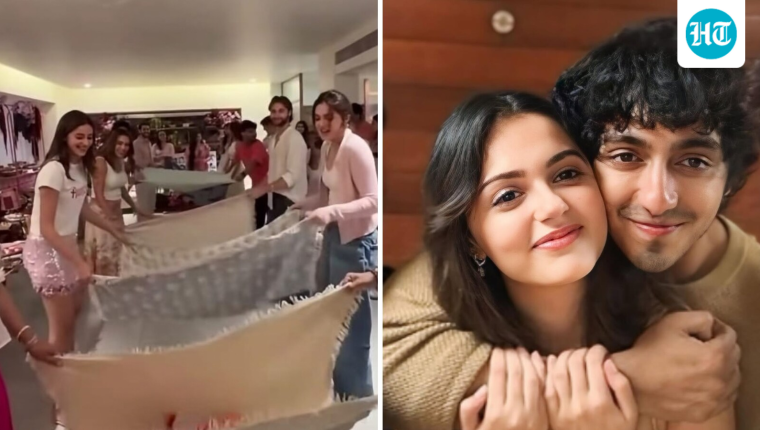 Aneet Padda Joins Ahaan Panday and Ananya Panday at Alanna Panday's Baby Shower