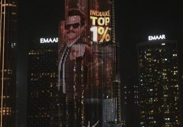 Anil Kapoor’s Game Show India Ke Top 1% Featured on Dubai’s Burj Khalifa