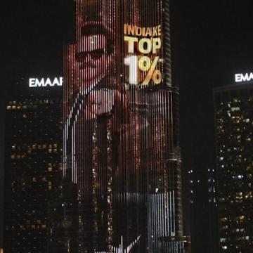 Anil Kapoor’s Game Show India Ke Top 1% Featured on Dubai’s Burj Khalifa