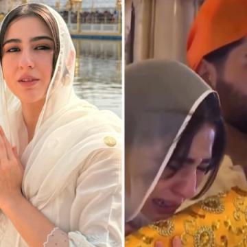 Sara Ali Khan Gets Emotional During Golden Temple Visit with Ayushmann Khurrana
