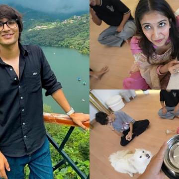 YouTuber Sourav Joshi Faces Backlash Over Dog Bowl Dare Involving Wife Avantika Bhatt