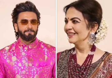 Ranveer Singh Dances Garba with Nita Ambani at Swadesh Eros Anniversary Party