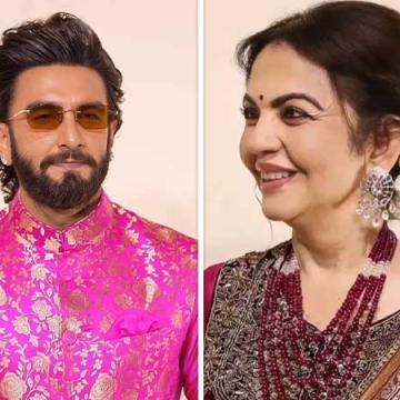 Ranveer Singh Dances Garba with Nita Ambani at Swadesh Eros Anniversary Party