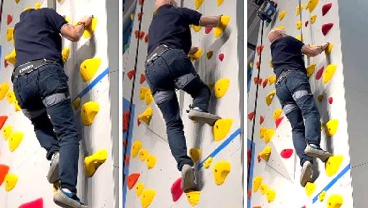 Anupam Kher Climbs 35-Foot Rock Wall in North Carolina at 71