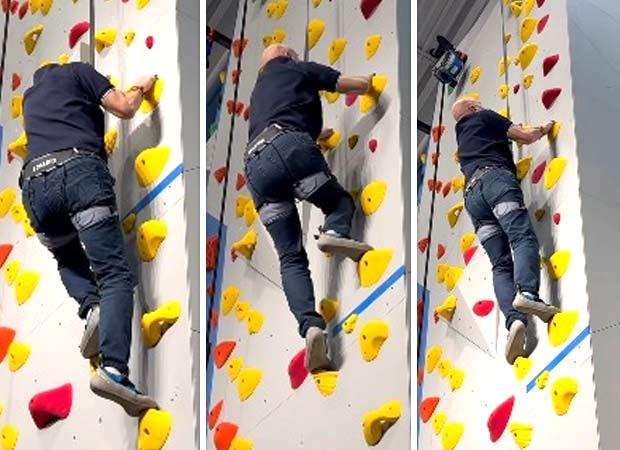 Anupam Kher Climbs 35-Foot Rock Wall in North Carolina at 71