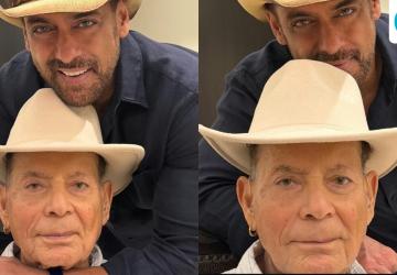 Salman Khan Shares Pictures Wearing Matching Cowboy Hats With Father Salim Khan