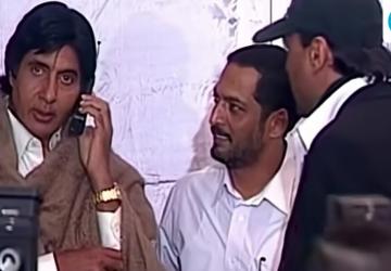 Amitabh Bachchan Shares Emotional Throwback Video Featuring Nana Patekar