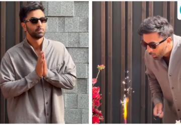 Ranbir Kapoor Celebrates 44th Birthday with Fans and Paparazzi