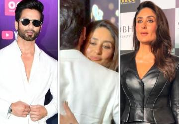 Shahid Kapoor and Kareena Kapoor Khan Share a Warm Hug at IIFA Press Conference