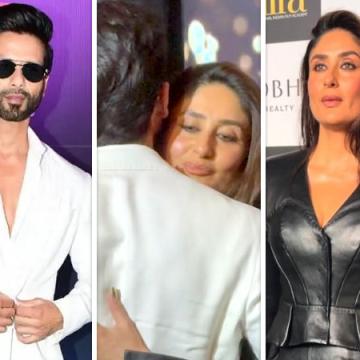 Shahid Kapoor and Kareena Kapoor Khan Share a Warm Hug at IIFA Press Conference