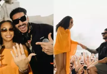 Pauly D Proposes to Nikki Hall in Las Vegas