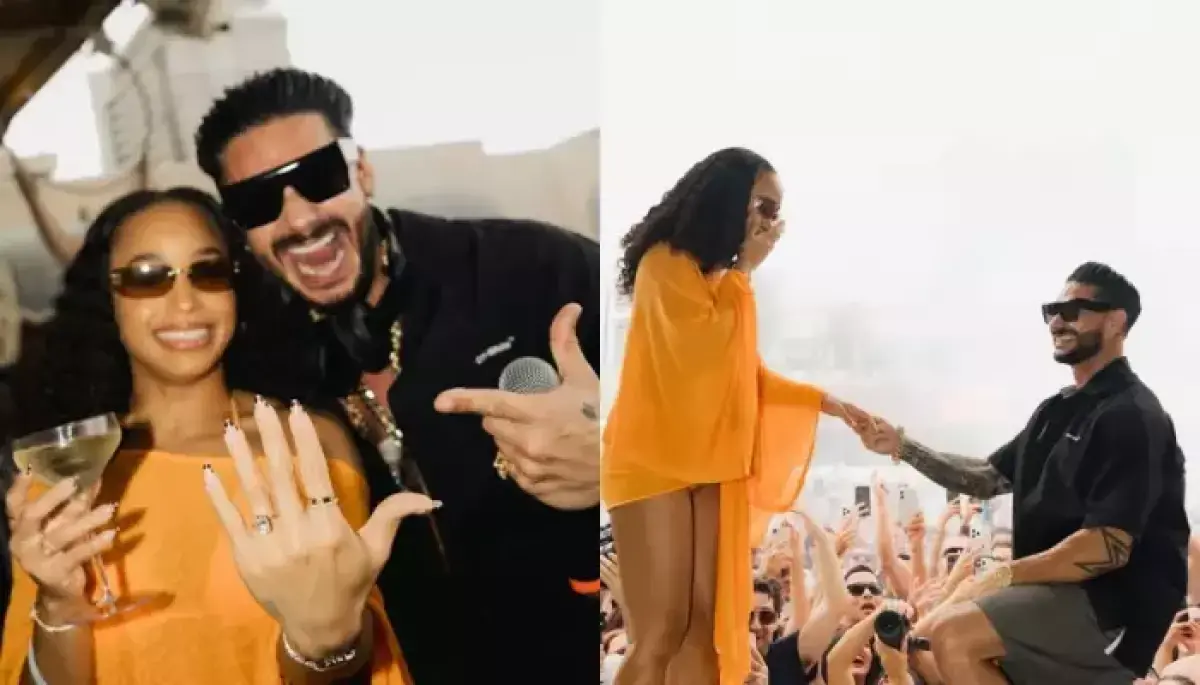 Pauly D Proposes to Nikki Hall in Las Vegas