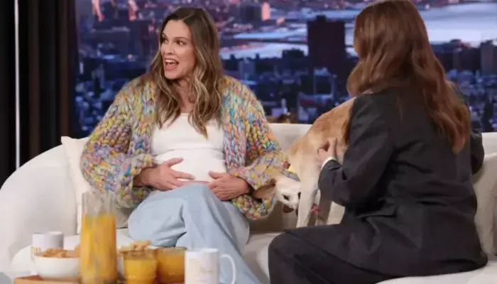 Hilary Swank Recalls Criticism Over Late Pregnancy During Talk Show Appearance