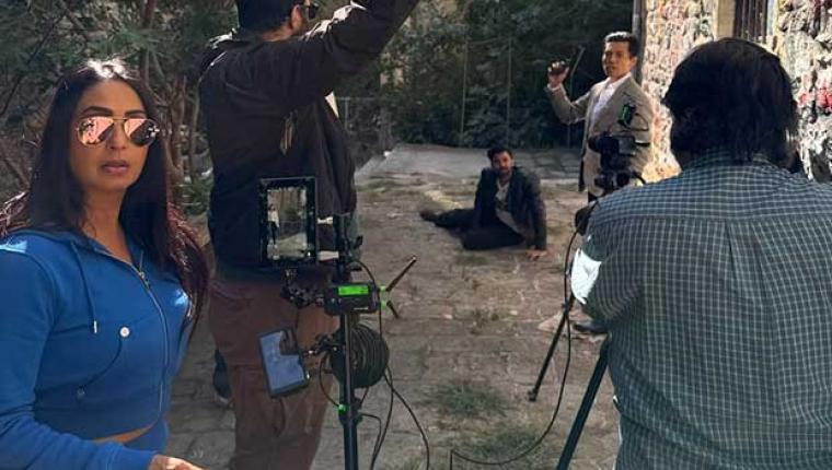 Kashmera Shah Begins Shooting Second Directorial Project in Greece