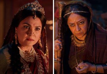 Ramayana character posters reveal Lara Dutta as Queen Kaikeyi and Sheeba Chadha as Manthara