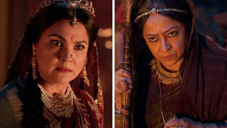 Ramayana character posters reveal Lara Dutta as Queen Kaikeyi and Sheeba Chadha as Manthara