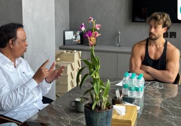 Tiger Shroff Seen Without Bandages in New Photos with Minister Ashish Shelar