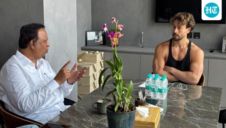 Tiger Shroff Seen Without Bandages in New Photos with Minister Ashish Shelar